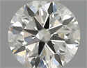 Natural Diamond 0.40 Carats, Round with Excellent Cut, G Color, SI1 Clarity and Certified by IGI