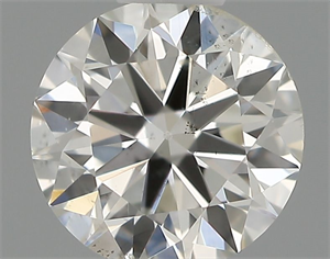 Picture of Natural Diamond 0.40 Carats, Round with Excellent Cut, G Color, SI1 Clarity and Certified by IGI