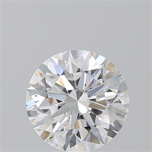 Picture of Natural Diamond 6.02 Carats, Round with Excellent Cut, D Color, SI2 Clarity and Certified by GIA