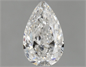 Natural Diamond 0.80 Carats, Pear with  Cut, E Color, VVS1 Clarity and Certified by GIA