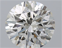 Natural Diamond 2.01 Carats, Round with Excellent Cut, H Color, SI2 Clarity and Certified by GIA