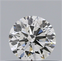 Natural Diamond 0.40 Carats, Round with Very Good Cut, J Color, VS2 Clarity and Certified by GIA