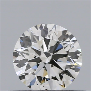 Picture of Natural Diamond 0.40 Carats, Round with Very Good Cut, J Color, VS2 Clarity and Certified by GIA