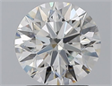 Natural Diamond 2.01 Carats, Round with Excellent Cut, H Color, SI1 Clarity and Certified by GIA