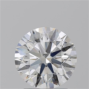 Picture of Natural Diamond 2.01 Carats, Round with Excellent Cut, G Color, VS2 Clarity and Certified by GIA