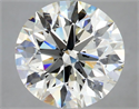 Natural Diamond 5.00 Carats, Round with Excellent Cut, K Color, SI1 Clarity and Certified by GIA