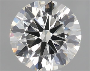 Picture of Natural Diamond 0.43 Carats, Round with Excellent Cut, I Color, VS1 Clarity and Certified by IGI