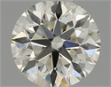 Natural Diamond 0.60 Carats, Round with Excellent Cut, I Color, VS2 Clarity and Certified by IGI