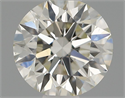 Natural Diamond 0.52 Carats, Round with Excellent Cut, H Color, SI1 Clarity and Certified by IGI