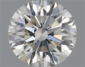 Picture of Natural Diamond 0.40 Carats, Round with Excellent Cut, H Color, SI1 Clarity and Certified by IGI