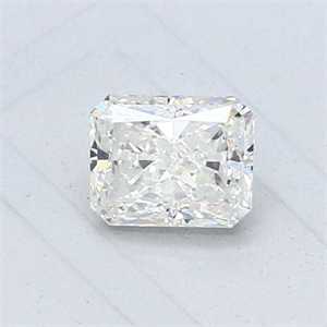 Picture of Natural Diamond 0.52 Carats, Radiant with  Cut, I Color, VVS2 Clarity and Certified by GIA