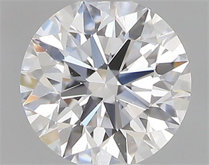 Picture of Natural Diamond 0.42 Carats, Round with Excellent Cut, D Color, VS2 Clarity and Certified by GIA