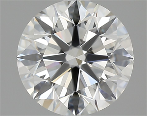 Picture of Natural Diamond 1.70 Carats, Round with Excellent Cut, G Color, VVS2 Clarity and Certified by IGI