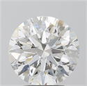 Natural Diamond 3.52 Carats, Round with Excellent Cut, F Color, SI2 Clarity and Certified by GIA