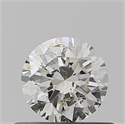 Natural Diamond 0.43 Carats, Round with Very Good Cut, H Color, SI2 Clarity and Certified by IGI