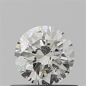 Picture of Natural Diamond 0.43 Carats, Round with Very Good Cut, H Color, SI2 Clarity and Certified by IGI