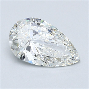 Picture of Natural Diamond 1.40 Carats, Pear with  Cut, H Color, VVS2 Clarity and Certified by GIA