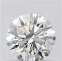 Natural Diamond 0.50 Carats, Round with Excellent Cut, I Color, SI1 Clarity and Certified by GIA