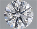 Natural Diamond 0.40 Carats, Round with Excellent Cut, F Color, I1 Clarity and Certified by GIA