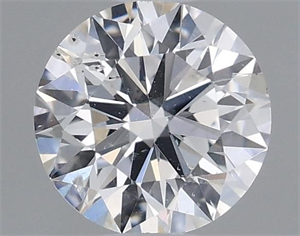 Picture of Natural Diamond 0.40 Carats, Round with Excellent Cut, F Color, I1 Clarity and Certified by GIA