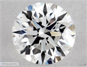 Natural Diamond 0.40 Carats, Round with Excellent Cut, F Color, VS2 Clarity and Certified by GIA