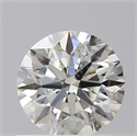 Natural Diamond 0.56 Carats, Round with Excellent Cut, K Color, SI2 Clarity and Certified by GIA