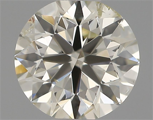 Picture of Natural Diamond 0.50 Carats, Round with Very Good Cut, J Color, I1 Clarity and Certified by IGI