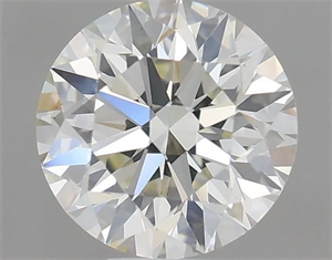 Picture of Natural Diamond 0.61 Carats, Round with Excellent Cut, J Color, VS1 Clarity and Certified by IGI