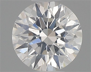 Picture of Natural Diamond 0.41 Carats, Round with Excellent Cut, F Color, SI1 Clarity and Certified by GIA