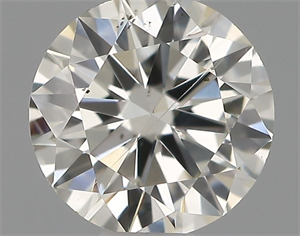 Picture of Natural Diamond 0.42 Carats, Round with Excellent Cut, I Color, SI1 Clarity and Certified by IGI