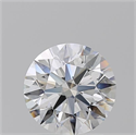 Natural Diamond 2.01 Carats, Round with Excellent Cut, F Color, VVS1 Clarity and Certified by GIA