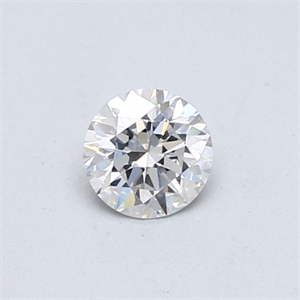 Picture of Natural Diamond 0.40 Carats, Round with Excellent Cut, E Color, SI2 Clarity and Certified by GIA