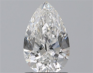 Picture of Natural Diamond 1.21 Carats, Pear with  Cut, F Color, VVS1 Clarity and Certified by GIA