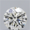 Natural Diamond 0.40 Carats, Round with Excellent Cut, J Color, VS2 Clarity and Certified by GIA