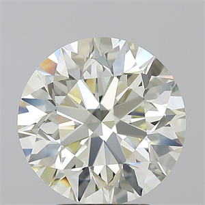 Picture of Natural Diamond 4.01 Carats, Round with Excellent Cut, K Color, VVS2 Clarity and Certified by IGI