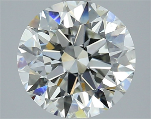 Picture of Natural Diamond 3.01 Carats, Round with Excellent Cut, I Color, SI1 Clarity and Certified by GIA