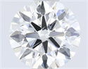 Natural Diamond 0.65 Carats, Round with Excellent Cut, J Color, I1 Clarity and Certified by GIA