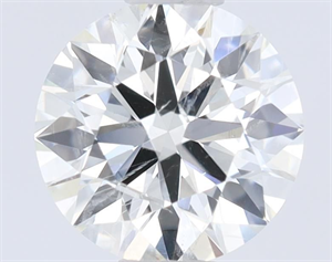 Picture of Natural Diamond 0.65 Carats, Round with Excellent Cut, J Color, I1 Clarity and Certified by GIA