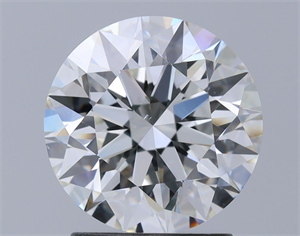 Picture of Natural Diamond 2.01 Carats, Round with Excellent Cut, G Color, VS2 Clarity and Certified by GIA