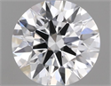 Natural Diamond 0.40 Carats, Round with Excellent Cut, F Color, VVS2 Clarity and Certified by GIA