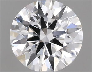 Picture of Natural Diamond 0.40 Carats, Round with Excellent Cut, F Color, VVS2 Clarity and Certified by GIA