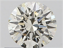 Natural Diamond 0.50 Carats, Round with Excellent Cut, K Color, VS1 Clarity and Certified by GIA