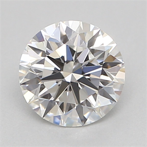 Picture of Natural Diamond 0.40 Carats, Round with Excellent Cut, E Color, VVS2 Clarity and Certified by GIA