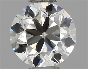 Picture of Natural Diamond 0.50 Carats, Round with Very Good Cut, I Color, VS1 Clarity and Certified by IGI