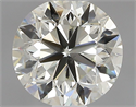 Natural Diamond 0.70 Carats, Round with Very Good Cut, K Color, SI1 Clarity and Certified by IGI