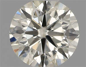 Picture of Natural Diamond 0.40 Carats, Round with Excellent Cut, J Color, SI1 Clarity and Certified by IGI