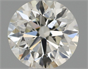 Natural Diamond 0.46 Carats, Round with Excellent Cut, I Color, VS2 Clarity and Certified by IGI