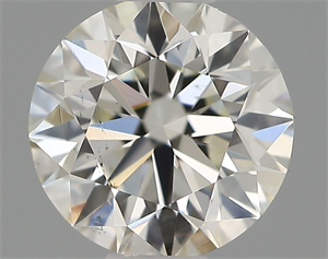 Picture of Natural Diamond 0.46 Carats, Round with Excellent Cut, I Color, VS2 Clarity and Certified by IGI