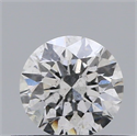 Natural Diamond 0.40 Carats, Round with Very Good Cut, F Color, I1 Clarity and Certified by GIA