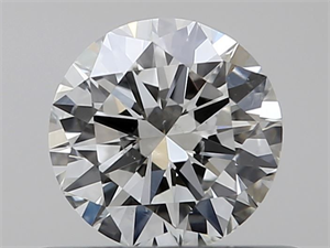 Picture of Natural Diamond 0.40 Carats, Round with Very Good Cut, K Color, SI1 Clarity and Certified by GIA